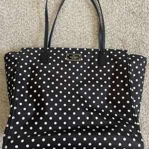 Kate Spade Nylon Polka Dot tote